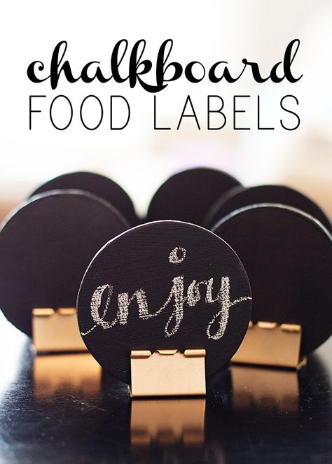 Diy Food Labels For Party, Food Label Ideas For Buffet, How To Label Food On A Buffet, Food Name Tags Buffet, Buffet Food Labels Diy, Buffet Food Labels, Buffet Labels, Wood Discs, Happy March