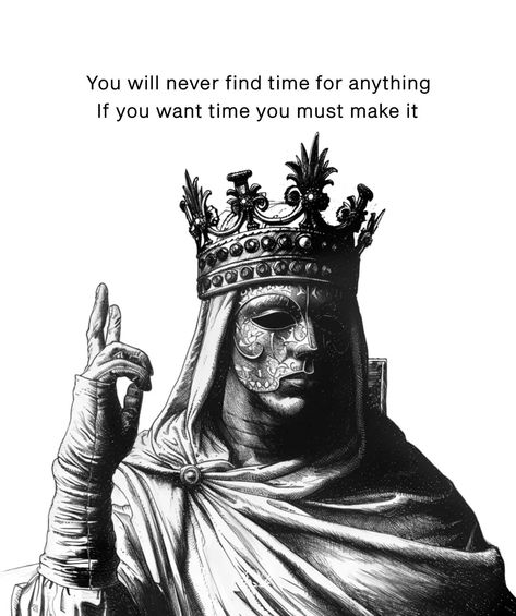 Waiting for free time to appear is futile, instead, one must actively prioritize and allocate time for their endeavors. By reframing time as something to be crafted rather than stumbled upon, time isn't something you find, but something you create. If you desire time, you must prioritize and allocate it. It's about carving out moments for what matters most, rather than waiting for time. Seize control and craft it. • • Wefomb Meaning - "The quality of achieving goals with every fiber of one's ... What Are You Waiting For, Masculine Quotes, Villain Arc, Literature Humor, Stoicism Quotes, Be Motivated, Stoic Quotes, Inspirational Words Of Wisdom, Some Good Quotes