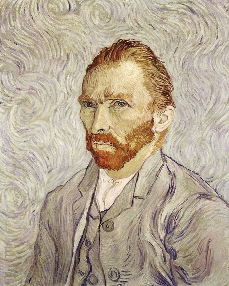 10 pintores famosos y sus obras mas conocidas: Van Gogh Vincent Van Gogh, Self Portrait, Van Gogh, Van, Green, Blue, Art