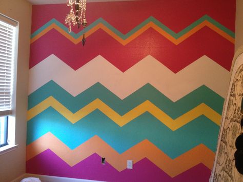 Ainsley new chevron wall Walls Painting Ideas, Playroom Inspiration, Downstairs Bedroom, Mansion Ideas, Colors Inspiration, Getting Ready For Baby, Chevron Wall, Bedroom Wall Paint, Scrapbook Room