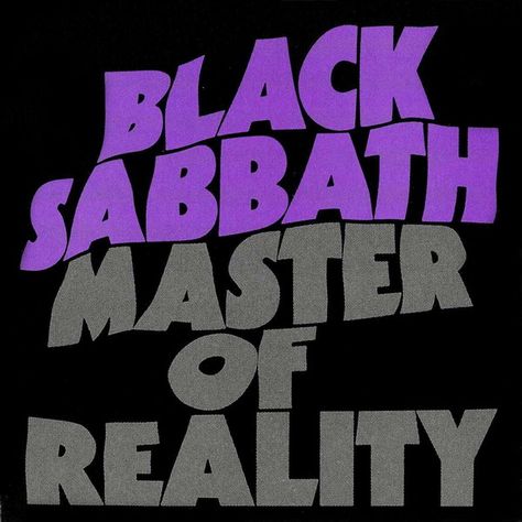 Black Sabbath Album Covers, Black Sabbath Albums, Rock Album Cover, Master Of Reality, Tony Iommi, Rock Album Covers, Bill Ward, The Smashing Pumpkins, Metal Albums