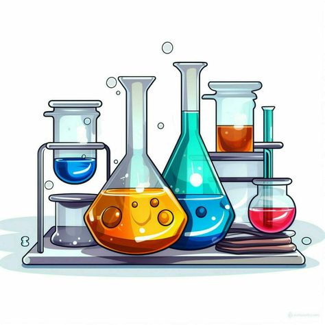 Chemistry Cartoon, Chemistry Background, Chemistry Drawing, Chemistry Projects, 2d Cartoon, Chemistry Set, Green Chemistry, Banner Drawing, Logo Banners