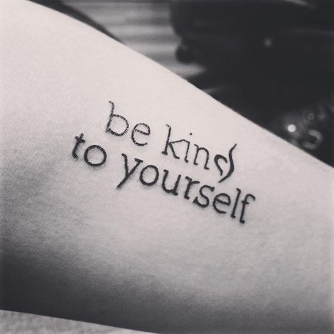 be kind Health Tattoo, Piercing Tattoo, Health Quotes, Get A Tattoo, Love Tattoos, Body Mods, Neck Tattoo, Be Kind To Yourself, A Tattoo