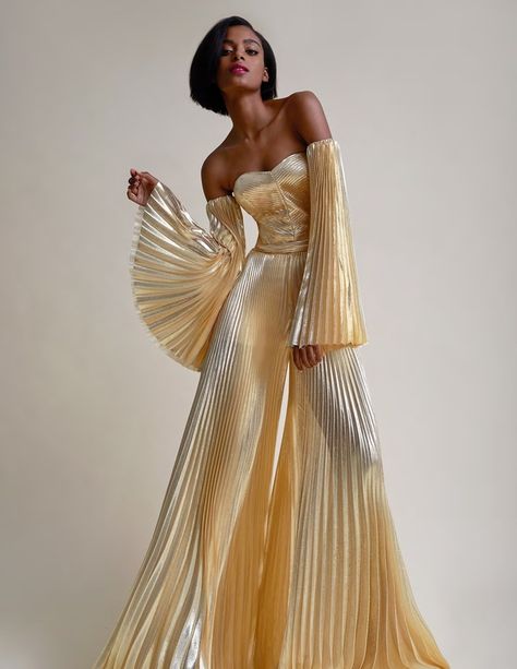 Semsem Spring Summer 2020 Lookbook Dorothy Dandridge, Looks Party, فستان سهرة, Gold Dress, Marilyn Monroe, Couture Fashion, Moda Operandi, Look Fashion, Pretty Dresses