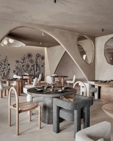 Zen Architecture Design, Zen Cafe Interior Design, Wabi Sabi Restaurant Interior Design, Minimal Restaurant Design, Minimal Cafe Interior, Cafe Interior Design Concept, Hospitality Design Hotel, Interior Design Cafe, Wabi Sabi Interior Design