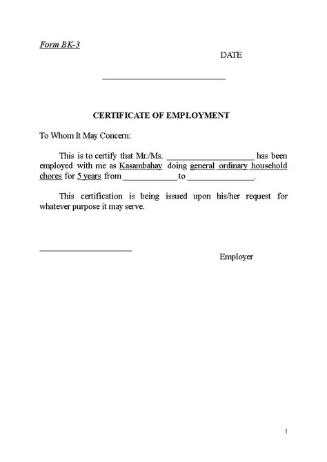 Download customizable To Whom It May Concern Letter Form in DOCX format. Create a certificate of employment and more, with our free templates. Certificate Of Employment Sample, To Whom It May Concern Letter, Character Letter Of Recommendation, Work Resignation Letter, Certificate Of Employment, Employment Letter Sample, Letter Of Recommendation Format, Employment Letter, Letter Of Employment