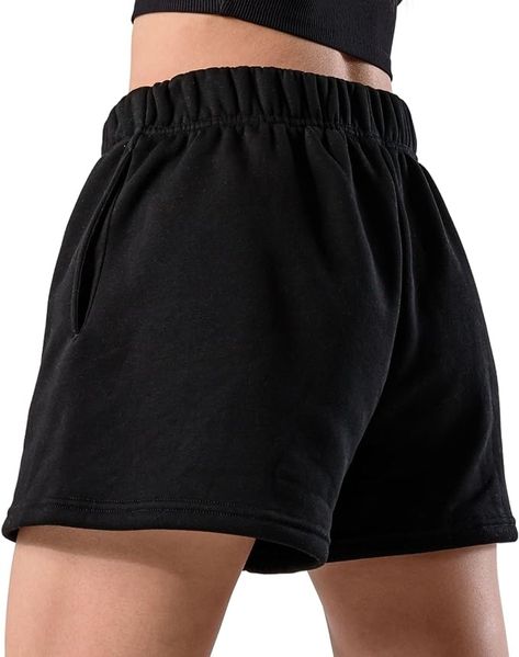 Kamo Fitness CozyTec Sweat Shorts Women High Waisted Lounge Comfy Casual Cotton Shorts with Pockets (Porpoise, S) at Amazon Women’s Clothing store Sweat Shorts Women, Long Legged Girls, Womens Athletic Shorts, Shorts Women, Comfy Shorts, Lounge Shorts, Sweat Shorts, Casual Elegance, Amazon Women