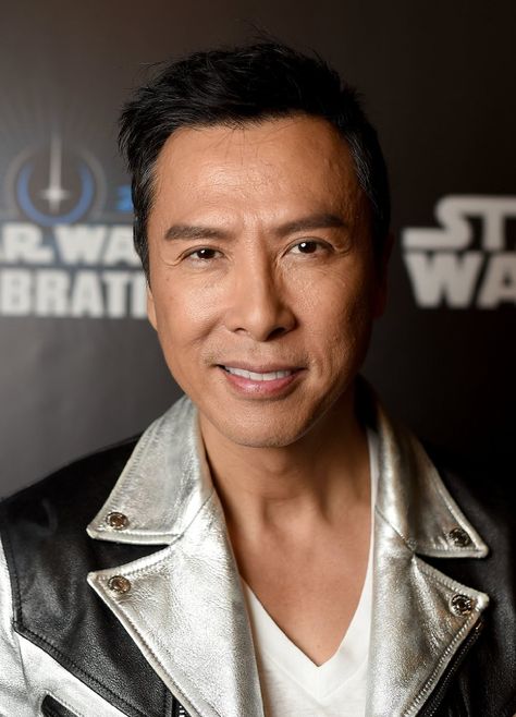 Donnie Yen at Rogue One: A Star Wars Story (2016) Donnie Yen Movie, Donnie Yen, Ip Man, Visit Singapore, Martial Arts Movies, Battle Cry, Star Wars Celebration, Bonnie Bennett, Rogue One