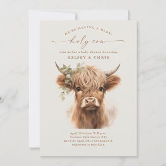 Zazzle Design Tool Highland Cow Baby Shower Theme, Boho Highland Cow, Cow Baby Shower Theme, Cow Baby Shower Invitations, Cow Baby Shower, Highland Coo, Couples Baby Shower Invitations, Cow Baby Showers, Couples Baby Showers