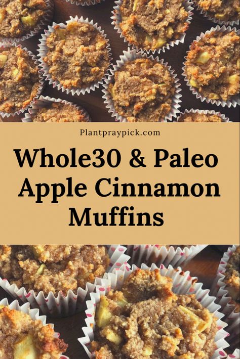 Healthy easy muffins. Perfect for meal prepping. Whole30 and Paleo. Easy Paleo Muffins, Whole 30 Fruit Salad, Whole 30 Ideas Easy, Simple Whole 30 Recipes Dinners, Whole 30 Diet Plan, Eggless Whole 30 Breakfast, Whole Food Muffins, Whole 30 Apple Muffins, Whole30 Breakfast Meal Prep