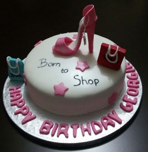 Born to shop Shopping App, Birthday Cakes, Birthday Cake, Party Ideas, Cake, Birthday, Pinterest Likes, Pins