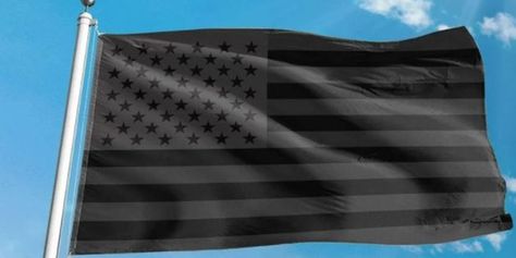 Americans are flying black flags - Upworthy All Black American Flag, Human Discord, Anerican Flag, American Flag Meaning, Black Flag Tattoo, Black American Flag, No Quarter, Gadsden Flag, Blue Line Flag