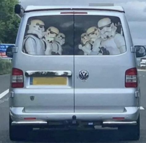 Vehicle Signage, Vw T6, Star Wars Images, Car Graphics, Custom Vans, Star Wars Memes, Car Humor, Car Wrap, Vw Bus