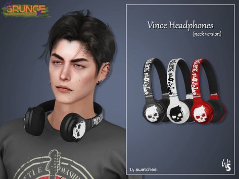 The Sims Resource - Vince Headphones Ts4 Accessories Cc Male, Sims 4 Headphones Cc Maxis Match, Sims 4 Cc Chain Necklace Male, Sims 4 Male Sims Cc, Sims 4 Male Cc Accessories, Sims 4 Male Accessories Cc, Sims 4 Cc Headphones, Sims 4 Headphones Cc, Sims 4 Cc Male Accessories