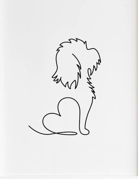 Bernedoodle Tattoo Ideas, Goldendoodle Tattoos, Cockapoo Tattoo Outline, Golden Doodle Tattoo Outline, Goldendoodle Tattoo Outline, Fluffy Dog Tattoo, Cavapoo Tattoo, Goldendoodle Tattoo, Labradoodle Tattoo