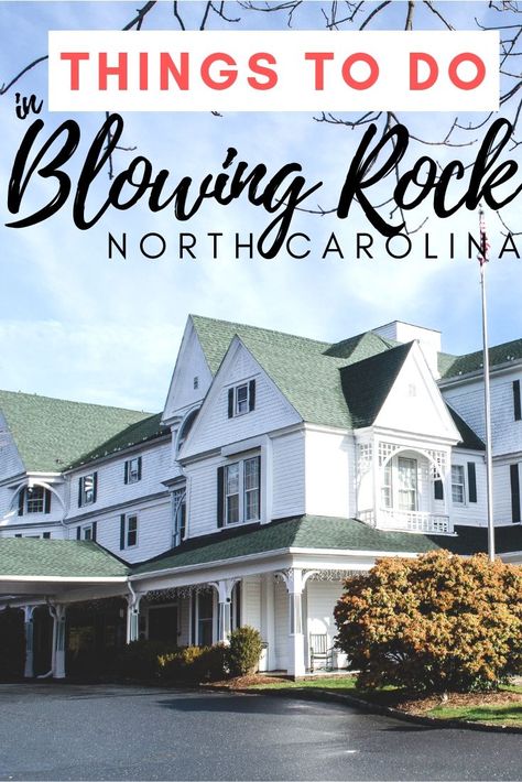 BLOWING ROCK NORTH CAROLINA TRAVEL GUIDE | Blowing Rock North Carolina | Appalachian State | USA Travel | Where to eat | Check out this guide to Blowing North Carolina including the best restaurants in Blowing North Carolina and things to do while in Blowing Rock, NC #USA #NorthCarolina #travel Blowing Rock Nc Things To Do, Blowing Rock North Carolina, Vacay Ideas, Blowing Rock Nc, East Coast Usa, Rock Family, Carolina Mountains, North Carolina Travel, Boone Nc