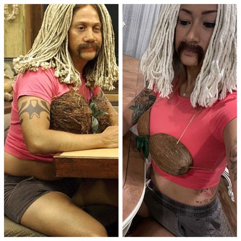 Ula Halloween Costume 50 First Dates, 50 First Dates Halloween Costume, Funny 2023 Halloween Costumes, Funny Women Halloween Costume Ideas, Fun Unique Halloween Costumes, Funny Fancy Dress Costumes, No Costume Costume, Funny Halloween Costumes 2023, Grown Ups Halloween Costumes