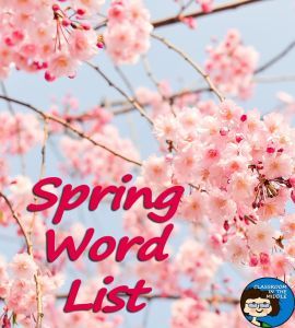 Spring Word List- a nice long list to save for spring games and activities 1st Day Of Spring, International Day Of Happiness, Spring Words, Middle School Writing, Middle School Language Arts, Language Arts Classroom, Upper Elementary Classroom, Teaching Language Arts, Teaching Middle School