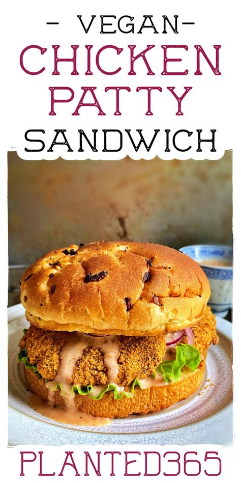 Vegan Chicken Patties, Chicken Patty Meal Ideas, Vegan Chicken Sandwich Recipe, Chicken Patty Meals, Healthy Chicken Patty Recipes, Chicken Patty Sandwich, Vegan Chicken Patty, Vegan Chicken Sandwich, Chicken Patty