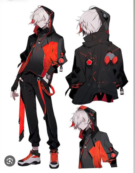 Techwear Anime, Cyberpunk Costume, Futuristic Character, Ninja Outfit, Social Campaign, Boy Anime, Design Clothing, Game Costumes, Guy Drawing