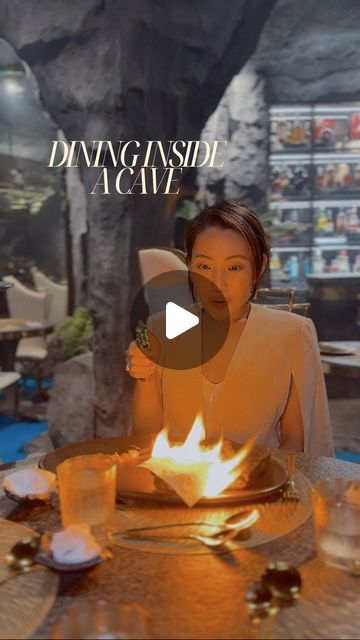 DASOM LEE on Instagram: "inside: best dinner experience in the world 🤯🍴— 📍@mysterestaurant in Bangkok, Thailand

you can purchase this geology-themed culinary adventure in a hidden cave 🪨💦 online at a discounted price of 5,990 baht ($178.36) for 8-course fine dining or 7,990 baht ($237.87) for 10-course fine dining 

is this the best dinner experience in the world? 🧐

outfit deets: @lovebonitousa dress & blazer, @coach purse 

#finedining #finedininglovers #luxuryrestaurant #bestdinner #diningexperience #dining #bestrestaurant #travelblogger #travelblog #bangkokrestaurant #thailandtravel #worldplaces #hiddengem" Fine Dining Experience, Bangkok Restaurant, Luxury Restaurant, East Asia, Coach Purses, Thailand Travel, Southeast Asia, Dining Experiences, Fine Dining