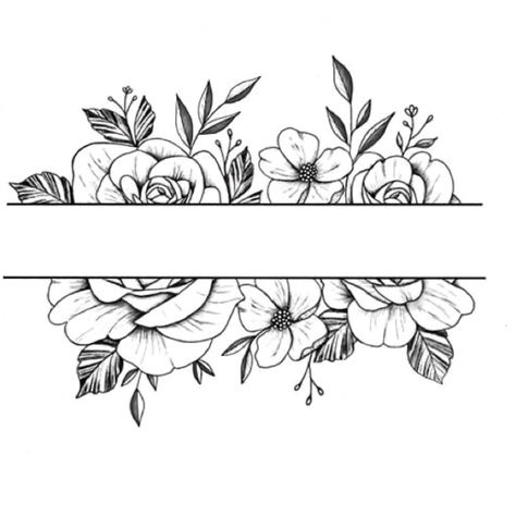 Floral Wrap Around Tattoo Arm Stencil, Armband Flower Tattoo Design, Flower Arm Band Tattoo Stencil, Armband Stencil Tattoo, Band With Flowers Tattoo, Floral Arm Band Tattoo For Women, Floral Band Tattoo Design, Arm Band Tattoo Stencil, Flower Band Tattoo Design