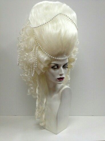 Rococo Hairstyles, Marie Antoinette Wig, 18th Century Hair, Marie Antoinette Costume, High Fashion Hair, Drag Wigs, Drag Make-up, Hollywood Blvd, Avant Garde Hair