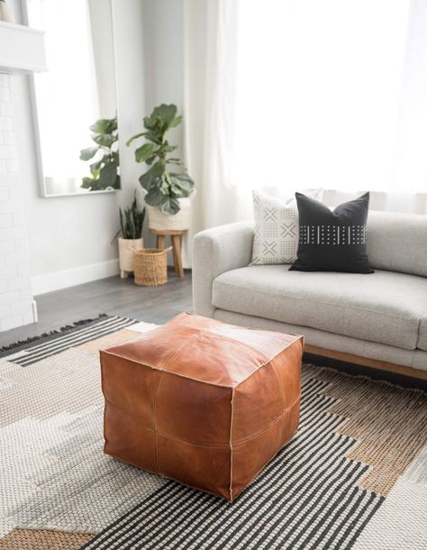 AmazonSmile: Marrakesh Style , Moroccan Square Leather Pouf Handmade - Comfortable Ottoman & Footrest, Home Gifts, Wedding Gifts, stuffed- Natural Brow: Kitchen & Dining Moroccan Pouffe, Design Marocain, Pouf Footstool, Leather Pouf Ottoman, Pouf Chair, Living Room Pouf, Moroccan Home Decor, Moroccan Leather Pouf, Ottoman Pouf