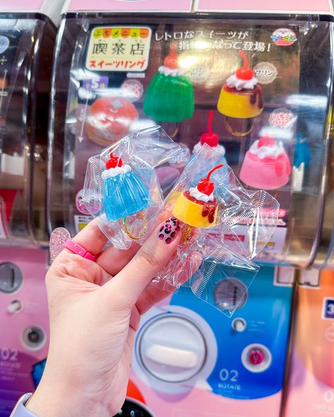 In the mood for dessert? 🍰😋 Sorry, but these are just kissaten sweets gachapons! Tee-hee~ They look so deliciously real, we’d really want to take a bite! 🤩 #gachapon #gachaponjapan #cranegame #japanarcade #kawaiistuff Gachapon Aesthetic, Japanese Gachapon, Gachapon Toys, Gachapon Machine, Crane Game, Kindergarden Activities, Kawaii Things, Character Board, Japanese Toys