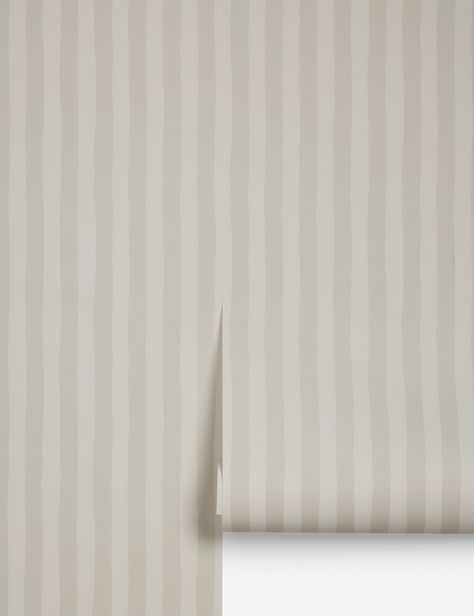 Painted Stripe Wallpaper by Sarah Sherman Samuel Stripes Pattern Wallpaper, Disc Interiors, Modern Wallpaper Designs, Sarah Sherman, Sarah Sherman Samuel, Sea Wallpaper, Wallpaper Project, Stripe Wallpaper, Wallpaper For Sale