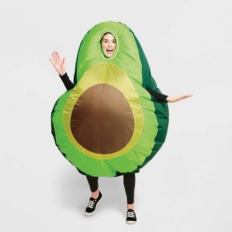 Avocado Halloween Costume, Fun Halloween Outfits, Costume Party Outfit, Avocado Costume, Inflatable Costumes, Whimsical Halloween, Costume Themes, Candy Party, One Piece Suit