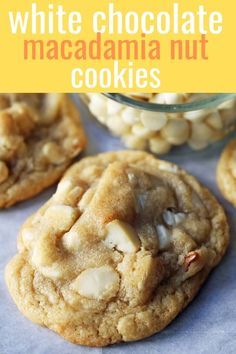 Chocolate Macadamia Cookies, White Chocolate Macadamia Cookies, Chocolate Macadamia Nut Cookies, White Chocolate Macadamia Nut Cookies, White Chocolate Macadamia Nut, Macadamia Cookies, Macadamia Nut Cookies, Nut Cookies, Cookies Soft