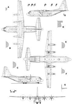 Lockheed C-130 Hercules blueprint C130 Hercules Tattoo, C 130 Hercules, Plane Blueprint, Ac 130 Gunship, Model Aeroplanes, C130 Hercules, Airplane Interior, Rc Plane Plans, Aviation Engineering