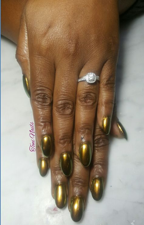 Chrome Nail Design, Nail Colors, Nail Designs, Nails, Color, Design