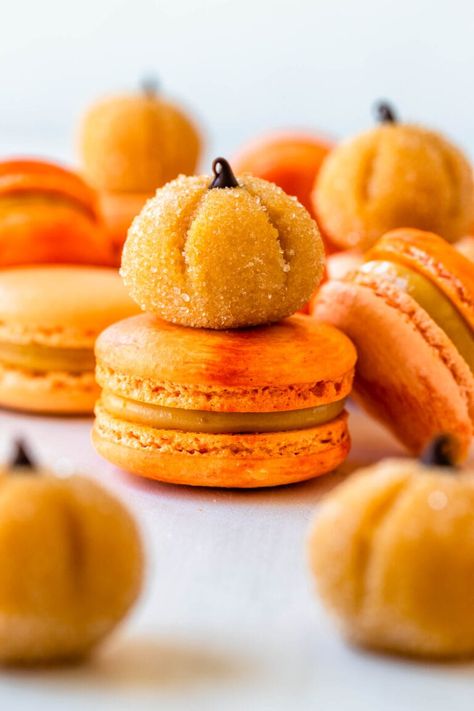 Macarons Archives - Pies and Tacos Pie Macarons, Pies And Tacos, Macaron Filling, Chocolate Macaron, Macaron Flavors, Orange Food Coloring, Cream Cheese Eggs, How To Make Pumpkin, Macaron Recipe