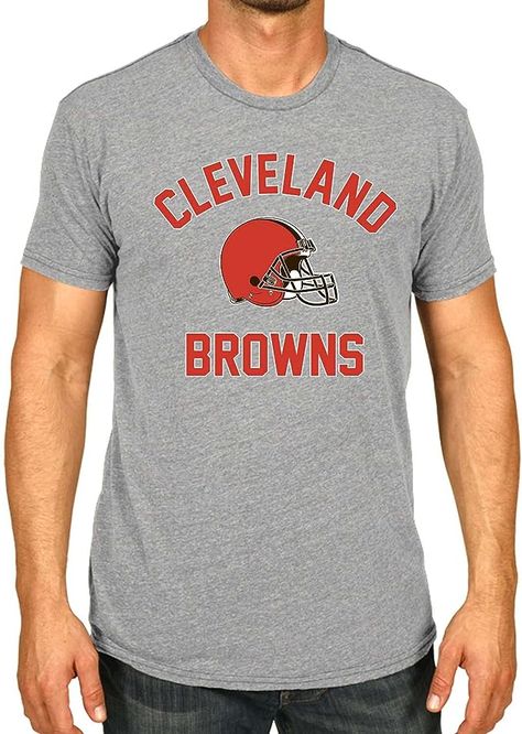 Cleveland Browns T-Shirt - Cotton Blend - Tagless - Semi-Fitted - Unleash Your Team Spirit During Game Day Cleveland Browns Shirts, Cleveland Browns Football, Browns Football, Brown Shirt, Brown Tshirt, Cleveland Browns, Workout Tshirts, Football Fans, Team Spirit