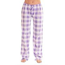 Buffalo Plaid Pajamas, Purple Pajamas, Xmas Pajamas, Cotton Pajamas Women, Cotton Pajama Pants, Plaid Pajama, Lilac White, Breathable Clothes, Plaid Pajama Pants