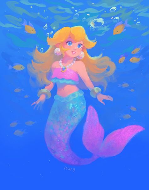 leafy🌷 on X: "Mermaid Peach! 💧 🐠 https://t.co/4XgjNhlY4f" / X Mermaid Peach, Super Mario Fanart, Nintendo Mario Bros, Mario Princesses, Painting Studies, Super Princess Peach, Peach Mario, Super Princess, Mario Fan Art