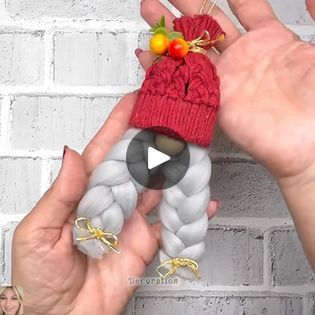 68K views · 738 reactions | Yarn Gnome DIY 🧑🏻‍🎄🎄❄️  #viralreels #Christmas #video #diy #fyp #gnome #ideas | By Decoration | Facebook Gonk Tutorial, Yarn Gnomes Diy, Gnome Wreath Diy, Yarn Gnomes, Diy Christmas Gnomes, Gnome Ideas, Female Gnome, Gnome Diy, Handmade Gnomes