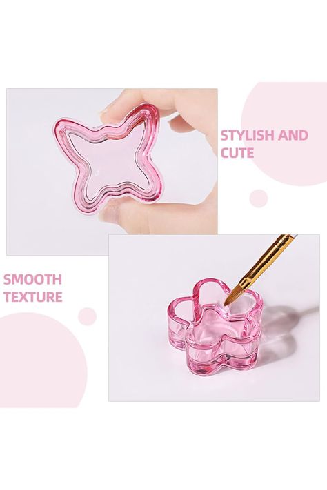 NOLITOY Glass Dappen Monomer Dish 4pcs Star Flower Heart Butterfly Shaped Crystal Acrylic Nail Cup Acrylic Liquid Powder Dappen Bowl Dish Nail Manicure Tools Acrylic Liquid, Heart Butterfly, Womens Nails, Manicure Tools, Butterfly Shape, Star Flower, Flower Heart, Nail Manicure, Beauty And Personal Care