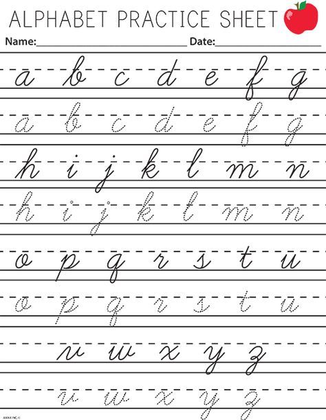 Alphabet In Cursive Writing 7DE Lowercase Letters Worksheet, Alphabet In Cursive, Handwriting Practice Free, Cursive Handwriting Sheets, Capital Cursive Letters, Cursive Writing Book, Lowercase Cursive Letters, Cursive Letters Fancy, Cursive Letters Worksheet