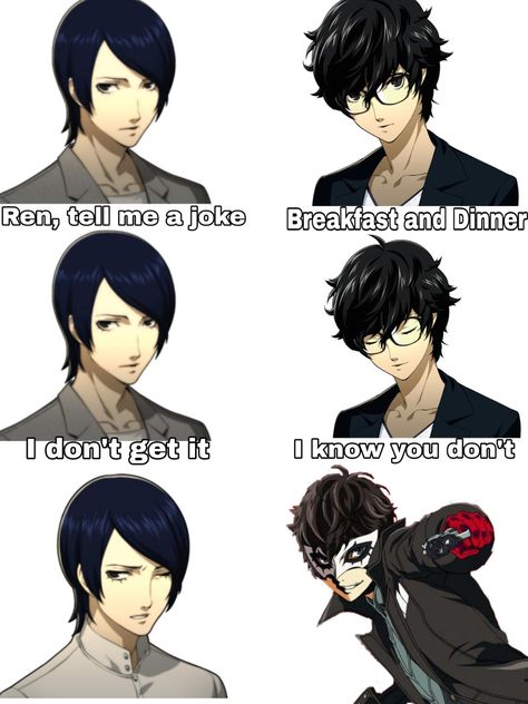 Persona 5 Joker X Yusuke, Persona 5 Joker Arsene, Persona 5 Phantom Thieves, Persona 5 Royal Phantom Thieves, Cursed Persona 5 Images, Human Morgana, Persona 5 Memes Funny, Persona 5 Memes, Persona Five