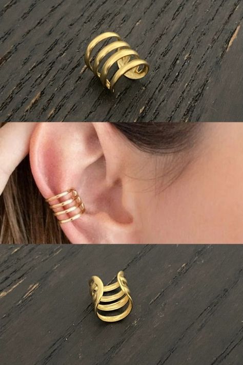 Gold Ear Cuff, Ear Cuff, Minimalist Ear Cuff, Sterling Silver Ear Cuff, No Piercing Ear Cuff, Fake helix Piercing, Fake Piercing, Fake Helix Piercing, Gold Ear Cuffs, Minimalist Ear Cuff, Piercing Fake, Fake Piercing, Gold Ear Cuff, Wrap Earrings, Silver Ear Cuff, Helix Piercing