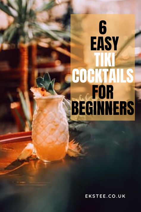 Tiki Bar Cocktail Recipes, Big Batch Tiki Cocktails, Rum Tiki Cocktails, Tiki Bar Cocktails, Tiki Bar Drinks Cocktail Recipes, Easy Tiki Drinks, Tiki Cocktails Recipes, Tiki Bar Drinks, Tiki Recipes