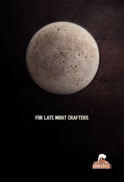 http://adsoftheworld.com/media/print/crafters_late_night_crafters Product Posters, Lithography Art, Advertising Inspiration, Food Creatives, Coffee Advertising, Advertising Creative, Beer Pairing, Clever Advertising, Beer Advertising