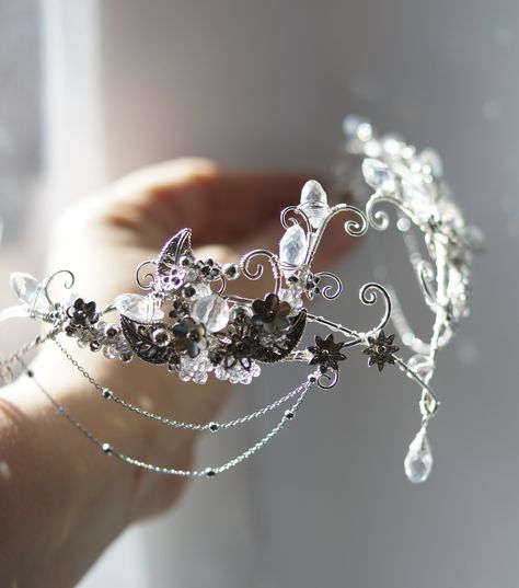 Oc Accessories, Fairy Tiara, Elf Tiara, Elvish Wedding, Fantasy Wedding Dress, Elven Tiara, Lotr Wedding, Elven Wedding, Fantasy Jewellery