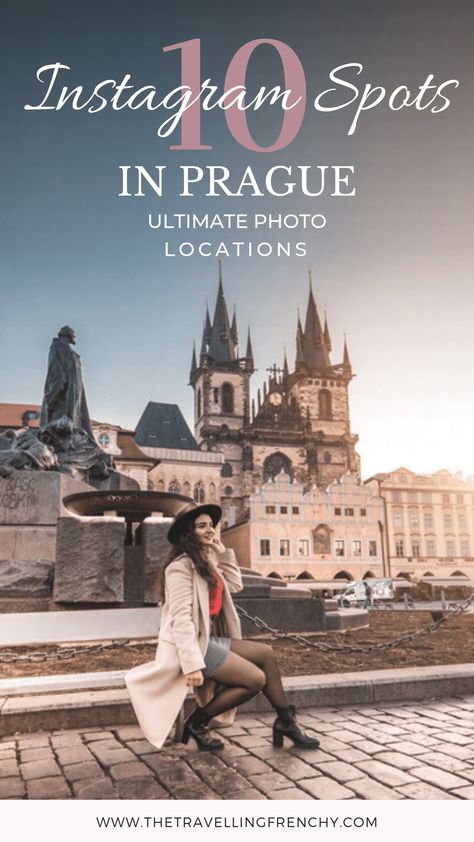 Photo spots in Prague - The Travelling Frenchy Czechia Travel, Day Trips From Prague, Koh Lanta Thailand, Czech Republic Travel, Prague Travel, Most Instagrammable Places, Voyage Europe, Prague Czech Republic, Instagrammable Places