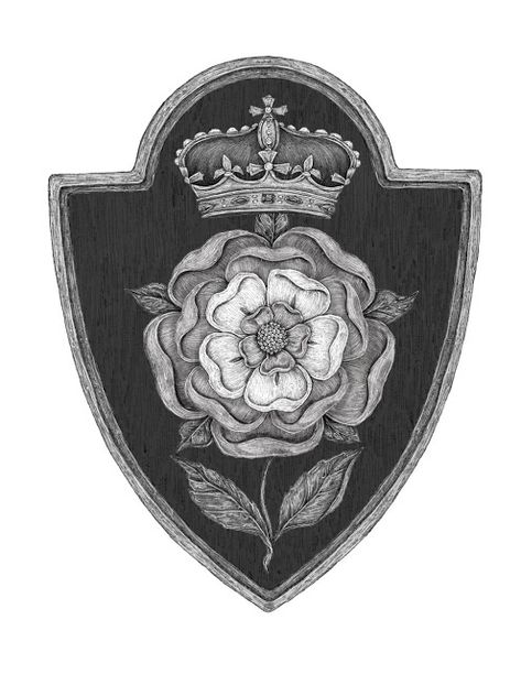 Crest Tattoo, Wives Of Henry Viii, Three Roses, Anne Of Cleves, Fox Squirrel, Black Sisters, Tudor Rose, Black And White Interior, Book Cover Illustration