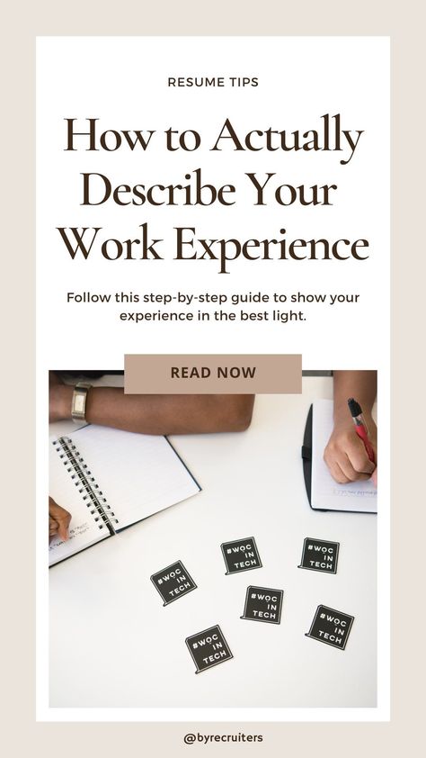 For a successful job application, the work experience listed on a resume needs to be perfect. To help you write an impeccable work experience section, we answered the most important questions about it, including what should be included in the work experience section, how to select the relevant experience and how long should this section be. Follow these practical tips and upgrade your resume. -> resume tips, resume writing, resume examples, how to make a resume, how to build a resume Writing Resume, Successful Job, Resume No Experience, Resume Advice, Job Resume Examples, Resume Work, Job Info, Writing A Cover Letter, Create A Resume