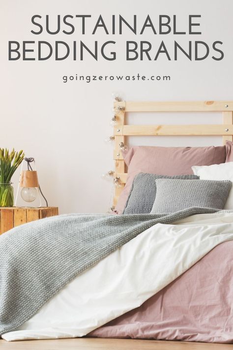 Sustainable Bedding, Natural Cleaning Products Diy, Eco Friendly Bedding, Waste Free Living, Environmentally Friendly Living, Eco Lifestyle, Zero Waste Living, Eco Living, Bedding Brands